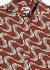 AALASSIO FRENCH COLLAR PRINTED SHIRT