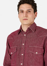 AANTIDE CAMICIA WESTERN CHAMBRAY
