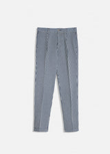 AANTIOCO STRIPED COTTON CHINO TROUSERS