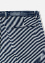 AANTIOCO STRIPED COTTON CHINO TROUSERS