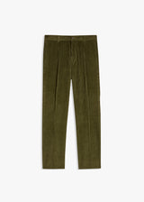 AANTIOCO CORDUROY TROUSERS WITH DARTS