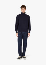 AANTIOCO DENIM TROUSERS WITH DARTS