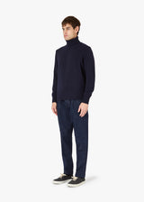 AANTIOCO DENIM TROUSERS WITH DARTS