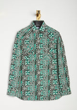 AARIOSTO PRINTED WESTERN SHIRT