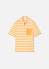 AADEO COTONE - POLO A RIGHE IN SPUGNA