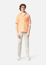 AADEO COTONE - POLO A RIGHE IN SPUGNA