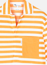 AADEO COTONE - POLO A RIGHE IN SPUGNA
