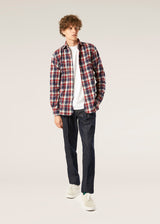 AANTERO RED FLANNEL CHECKED SHIRT