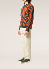 MAGLIA AAPPIO IN LANA SHETLAND JACQUARD