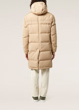 AARHS BEIGE DOWN-FILLED MONTGOMERY
